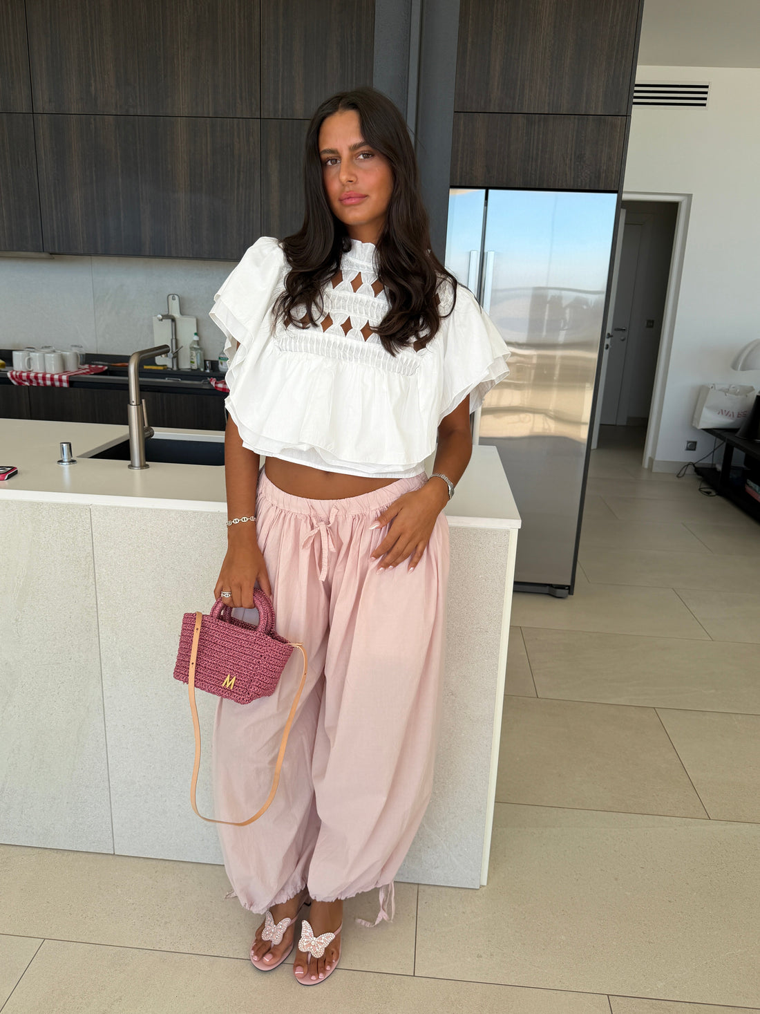 Pantalon Dua rose