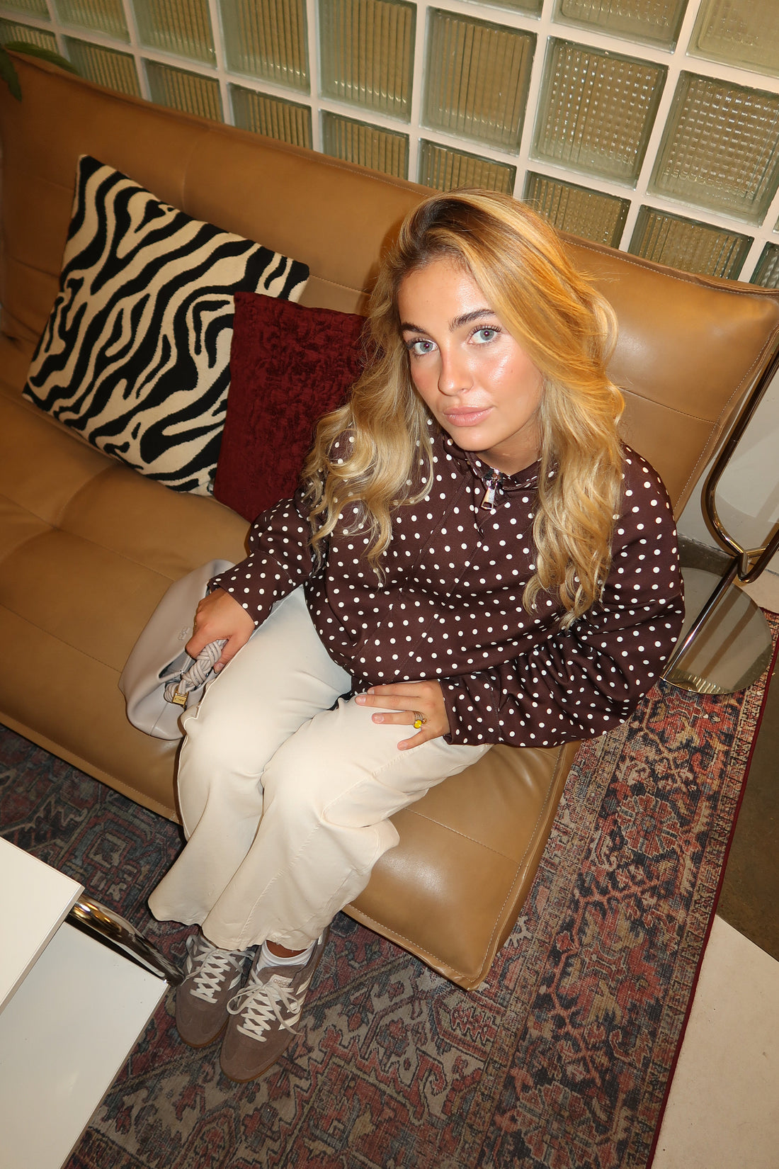 Veste Marine marron