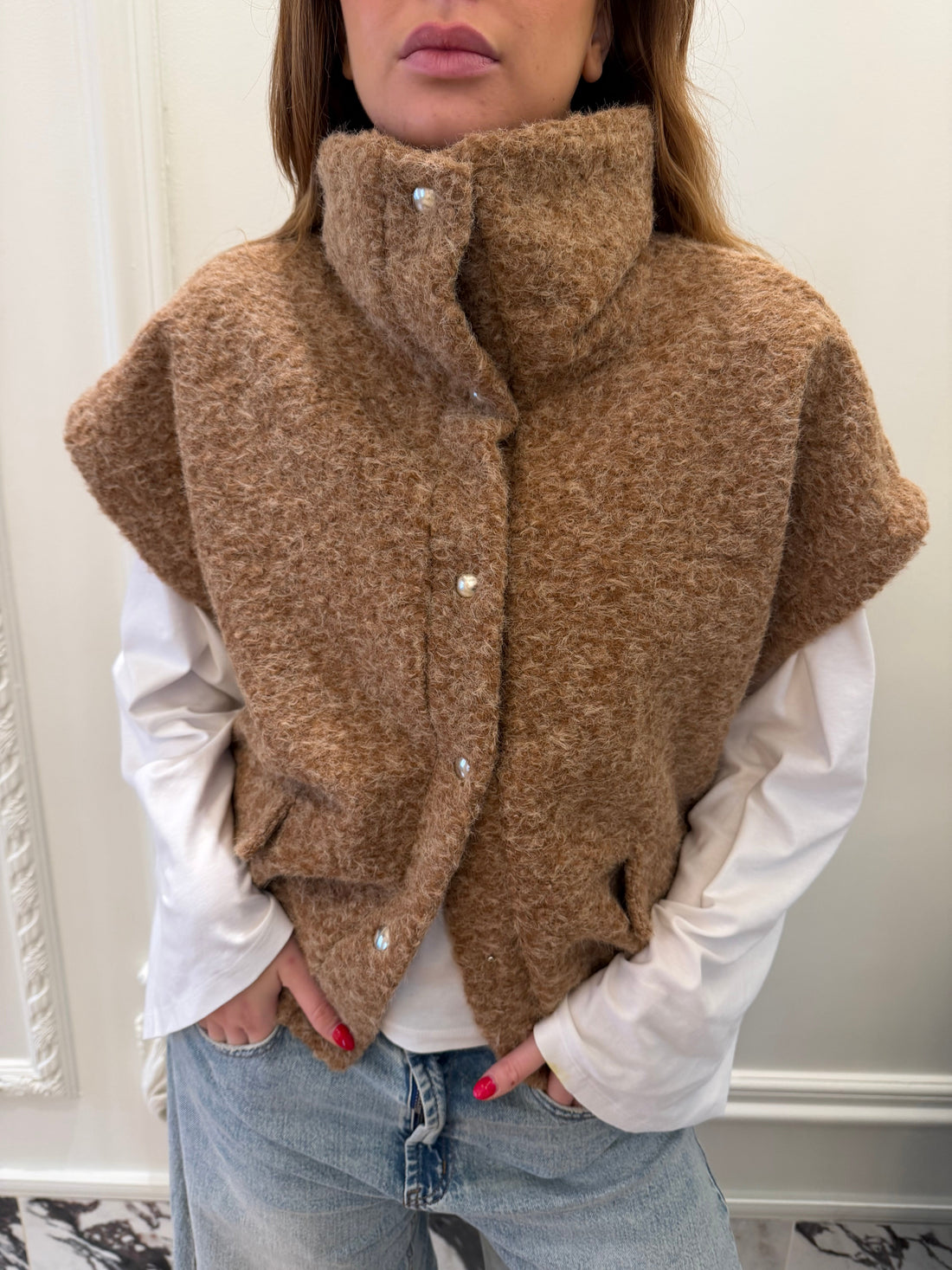 Veste Anais camel