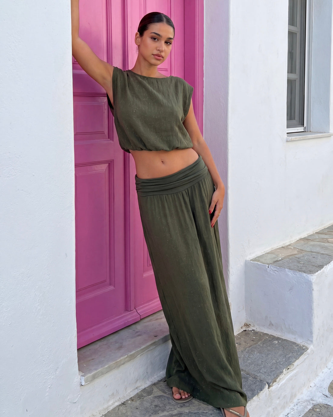 Ensemble Audrey kaki
