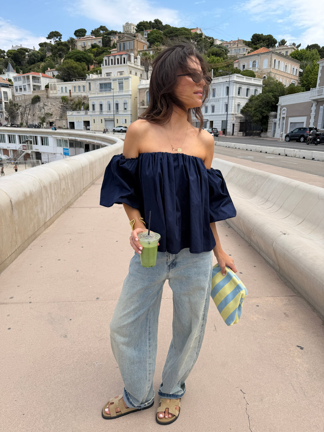 Haut Maude bleu marine