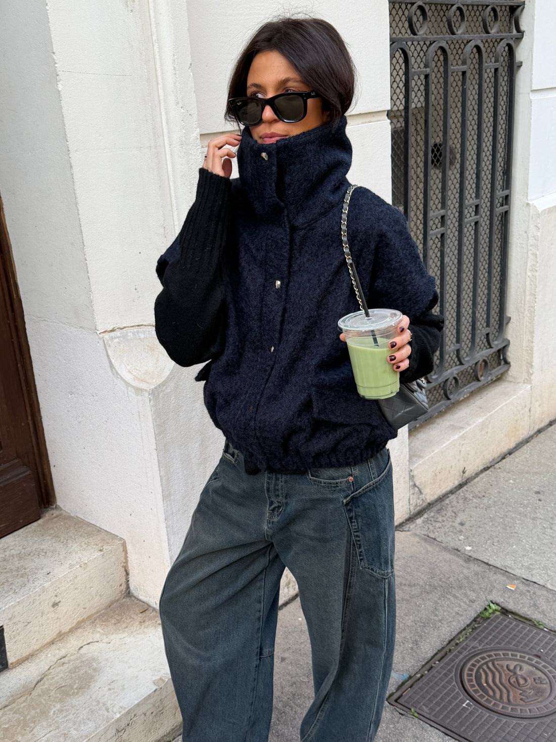 Veste Anais bleu marine