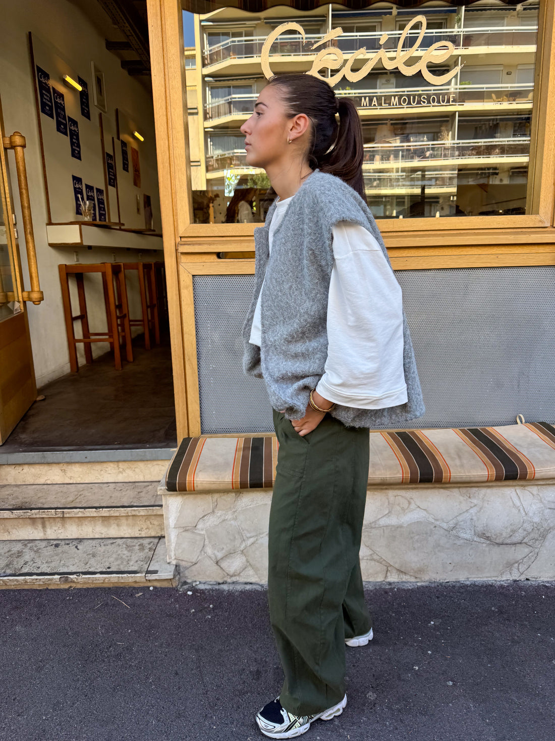 Veste Maddy grise