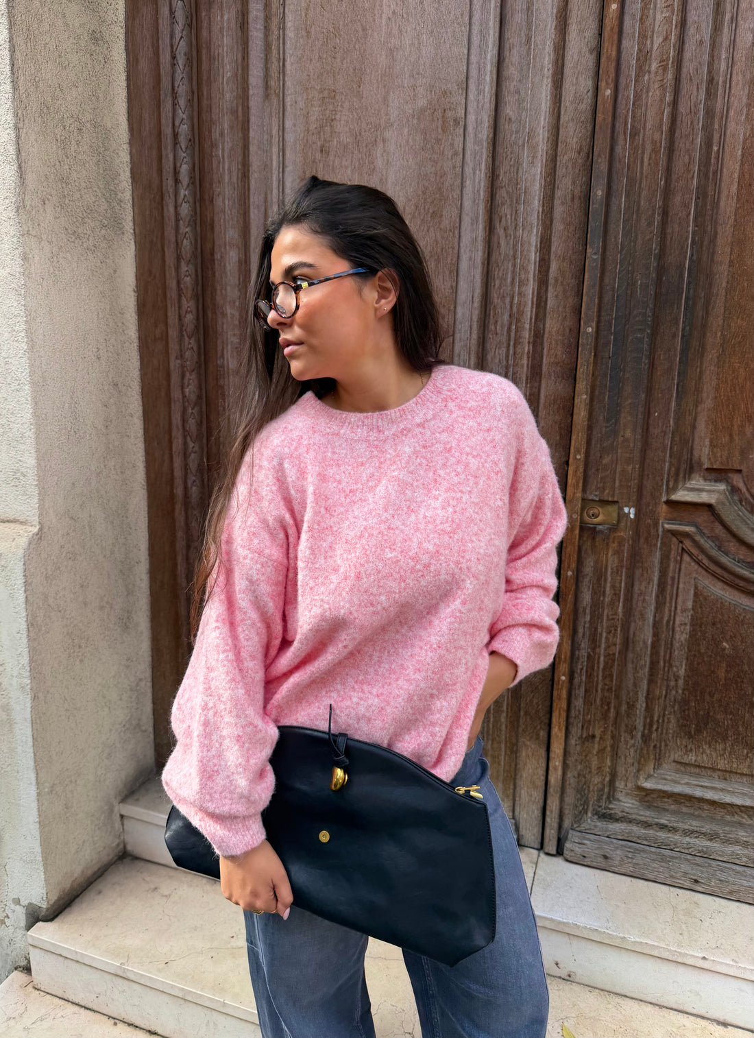 Pull Caroline rose
