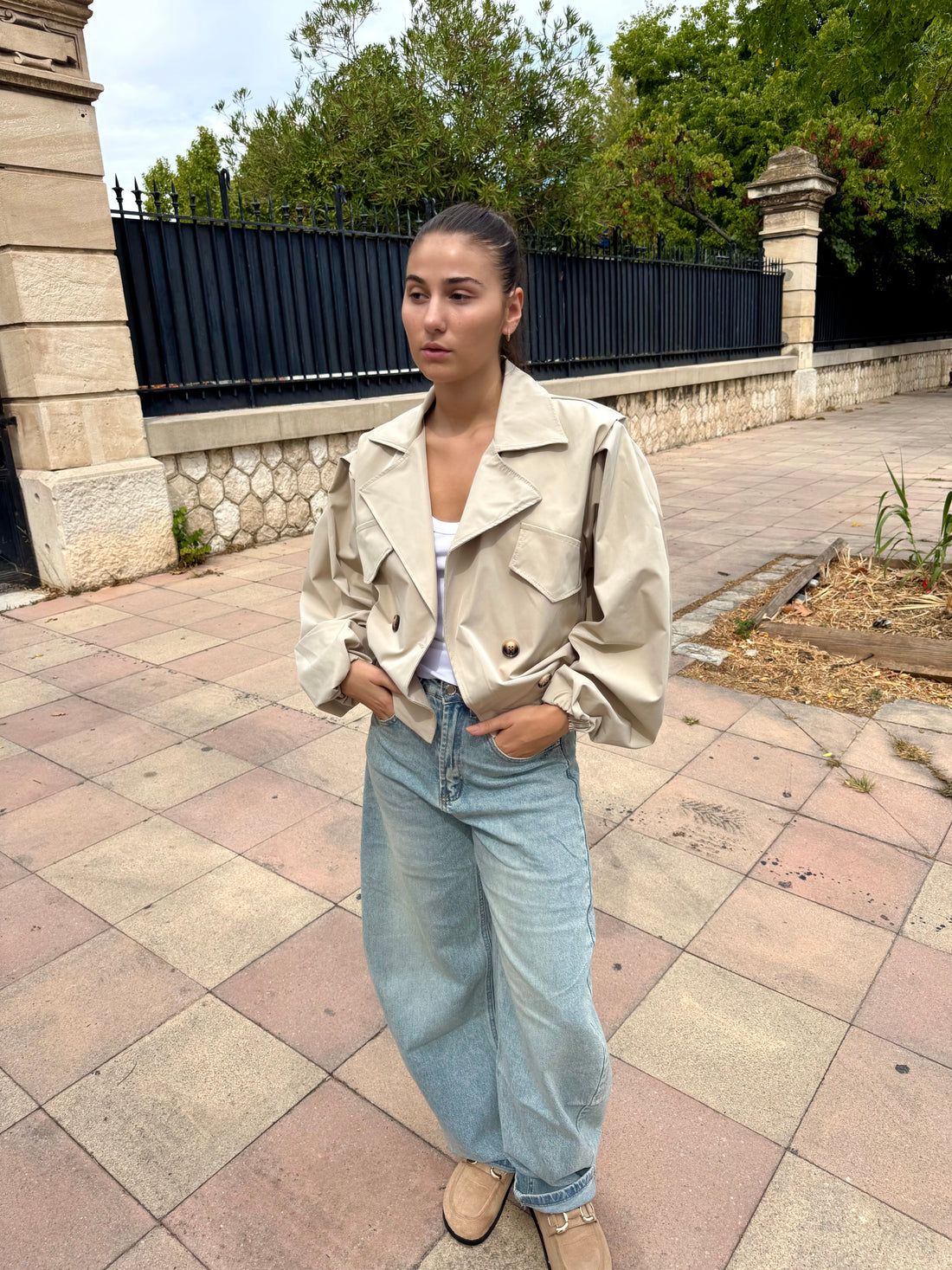 Trench Tessa beige