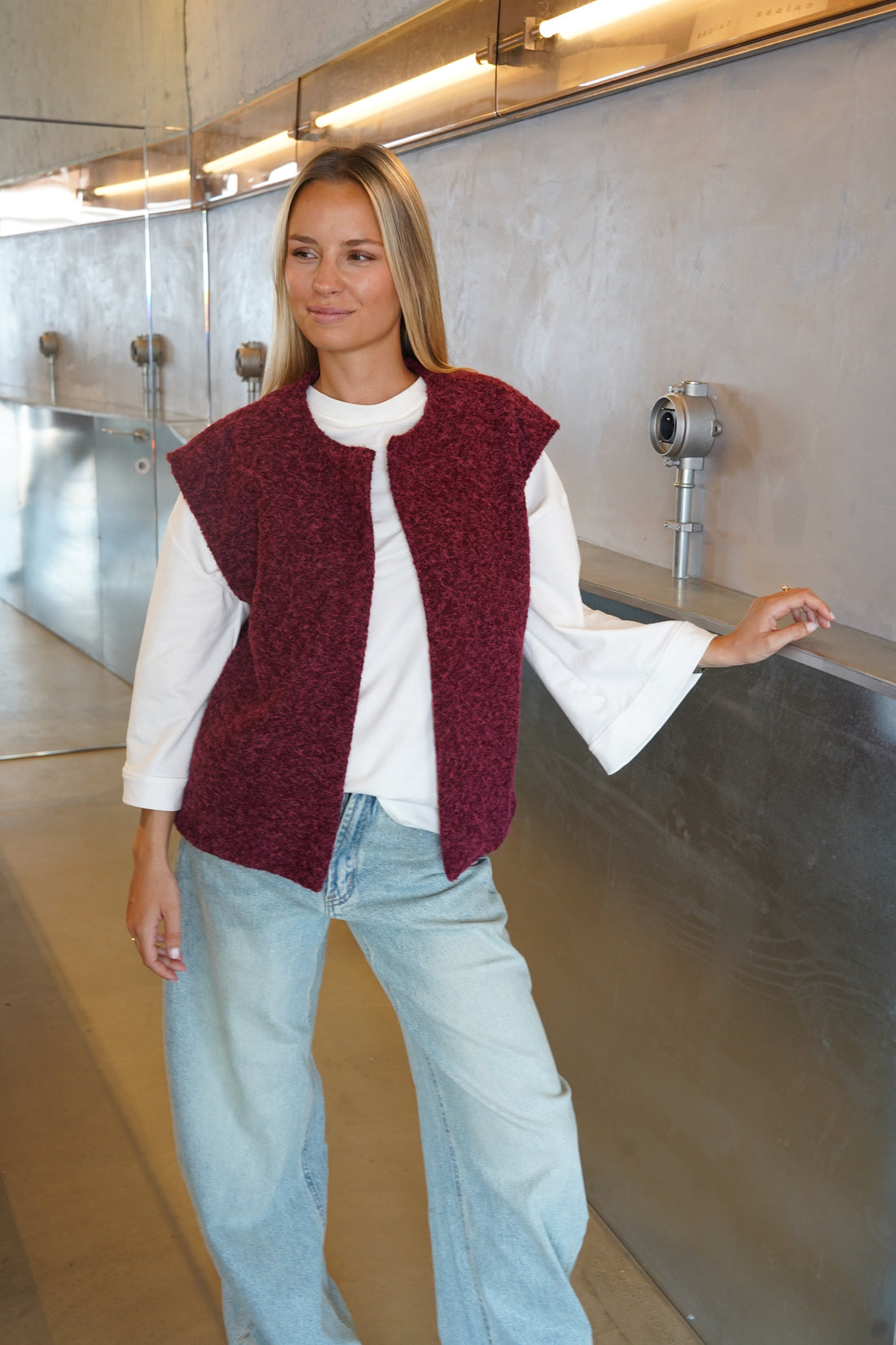 Veste Maddy bordeaux