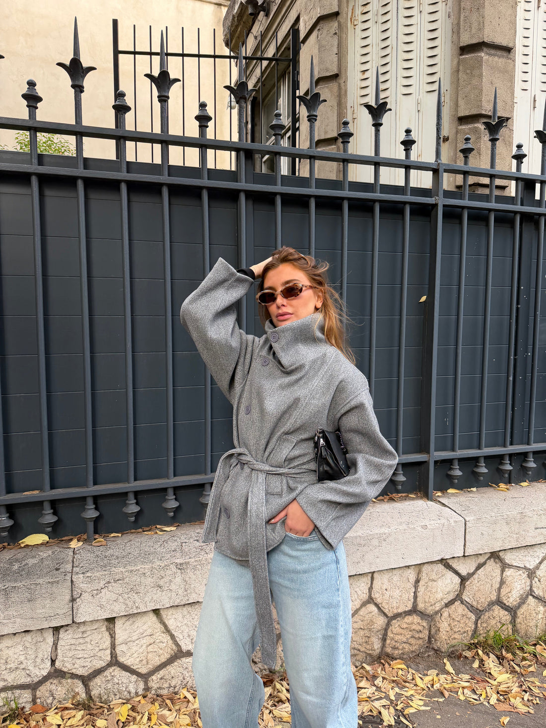 Manteau Roxane gris