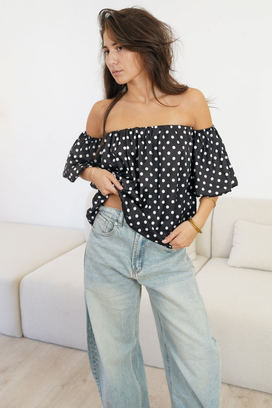 Haut Amalia noir