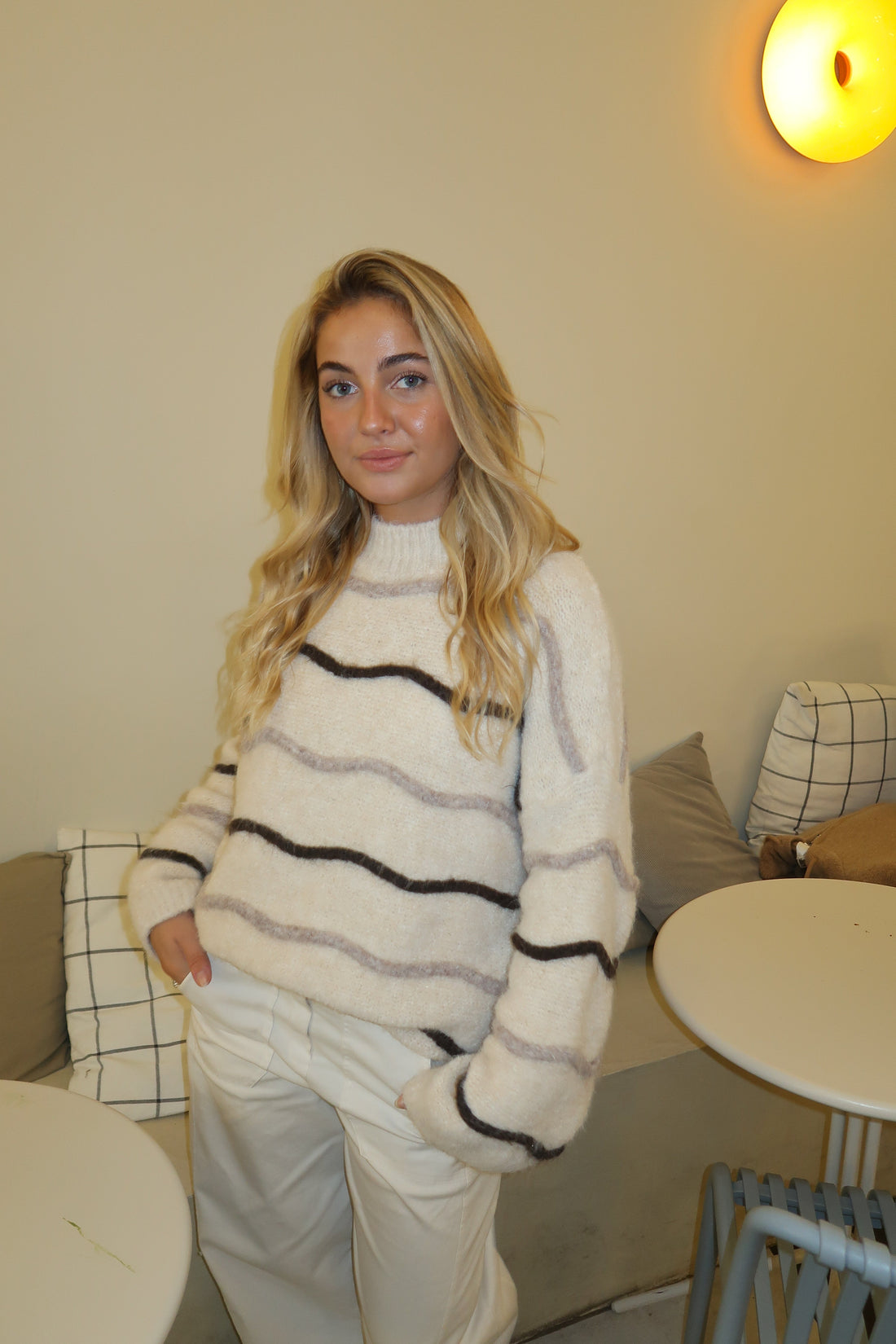 Pull Alizée beige