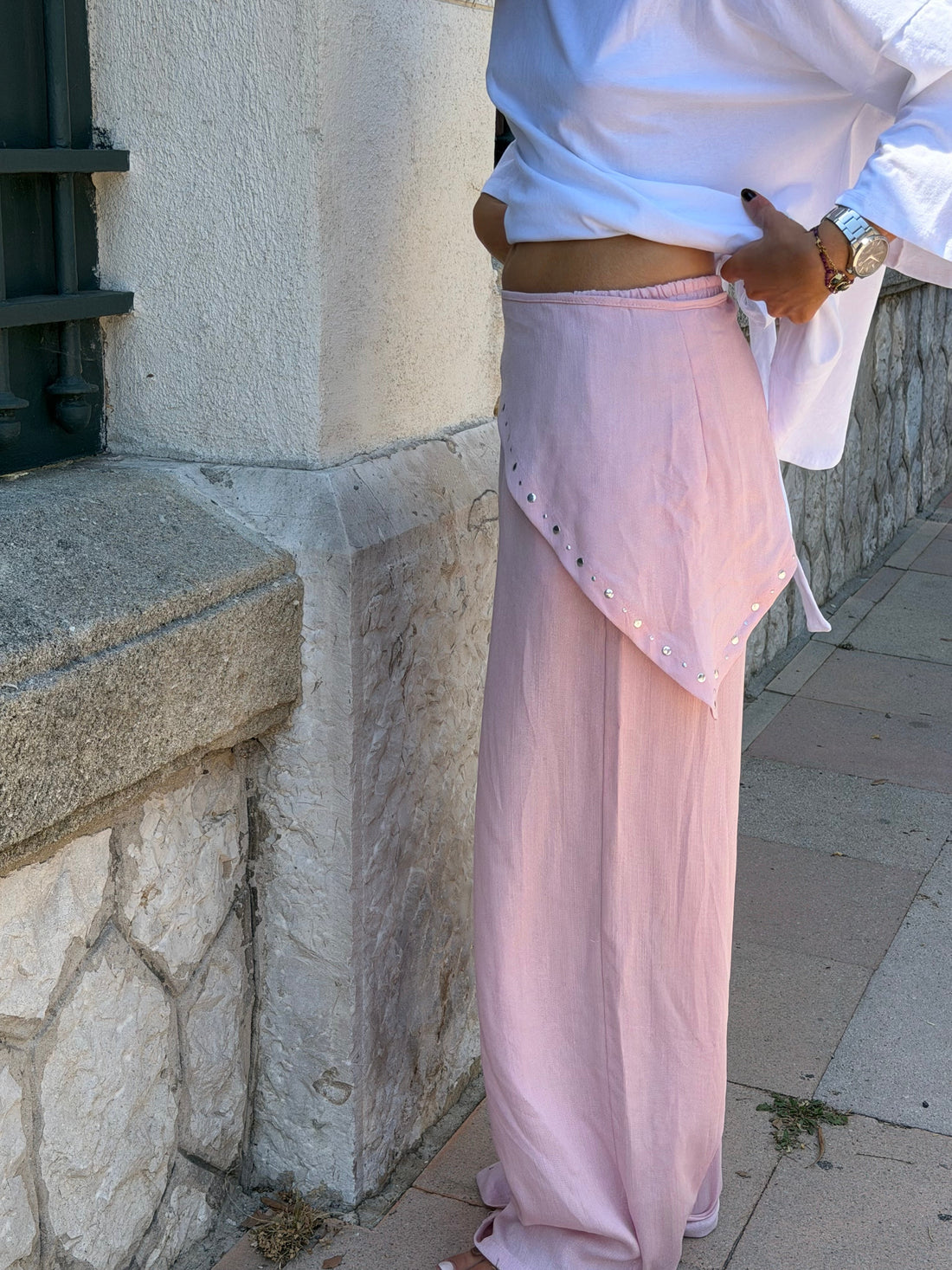 Pantalon Amanda rose