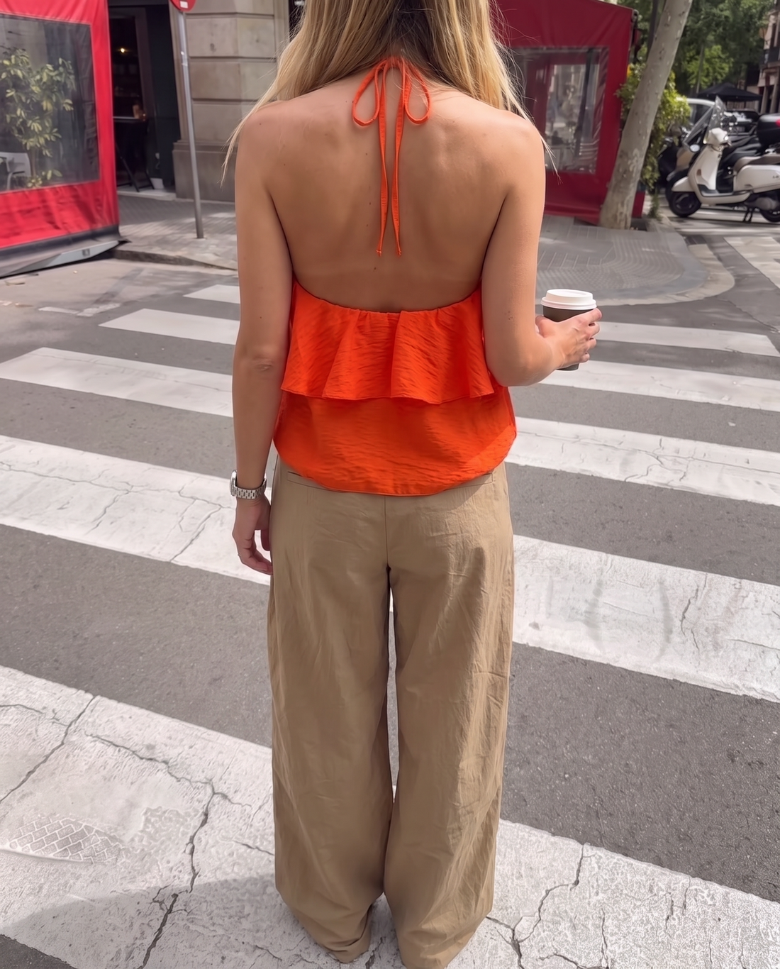 Haut Isadora orange
