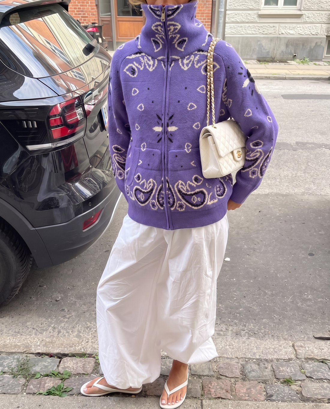 Gilet Carla violet