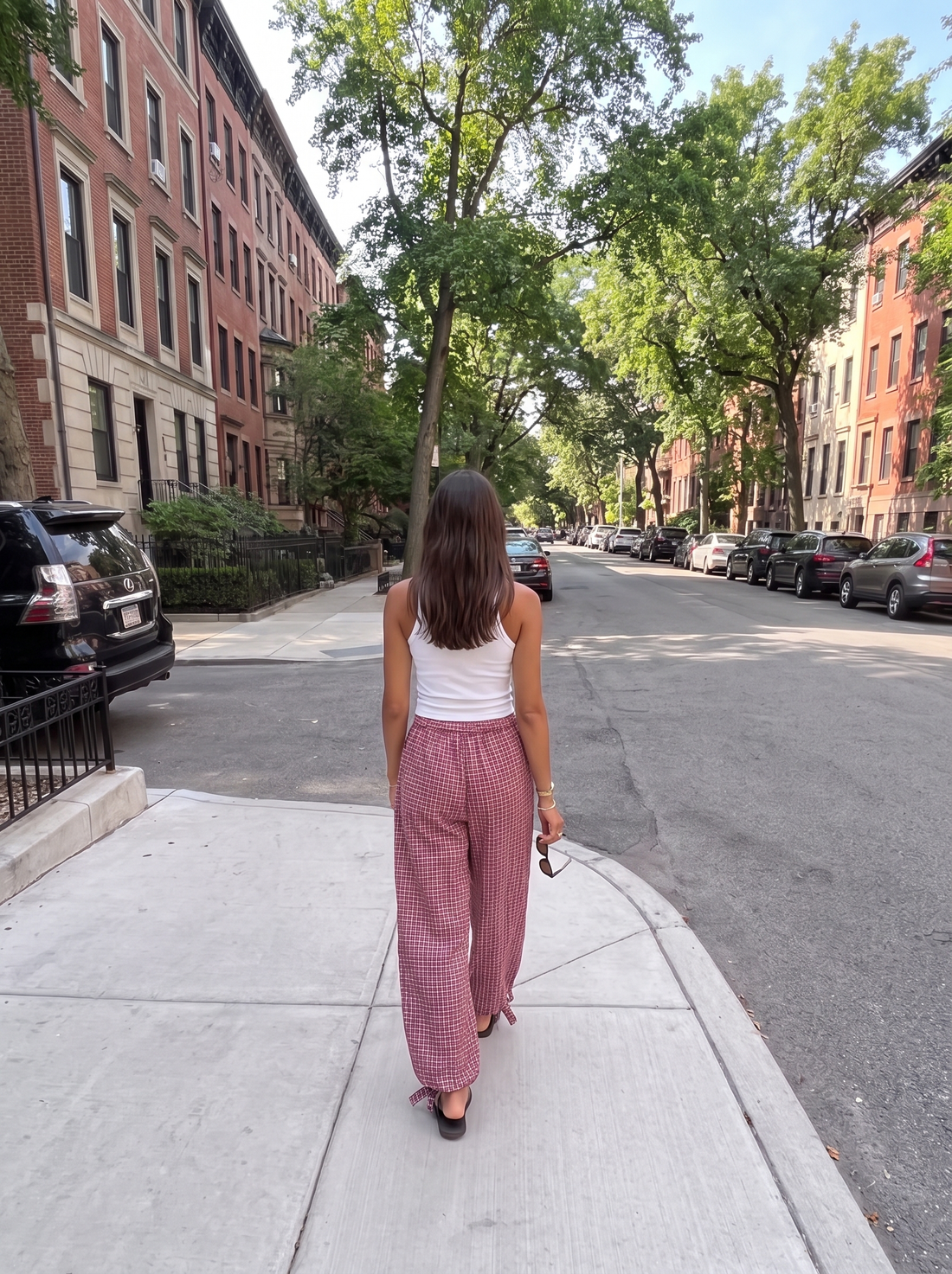 Pantalon Esther rouge