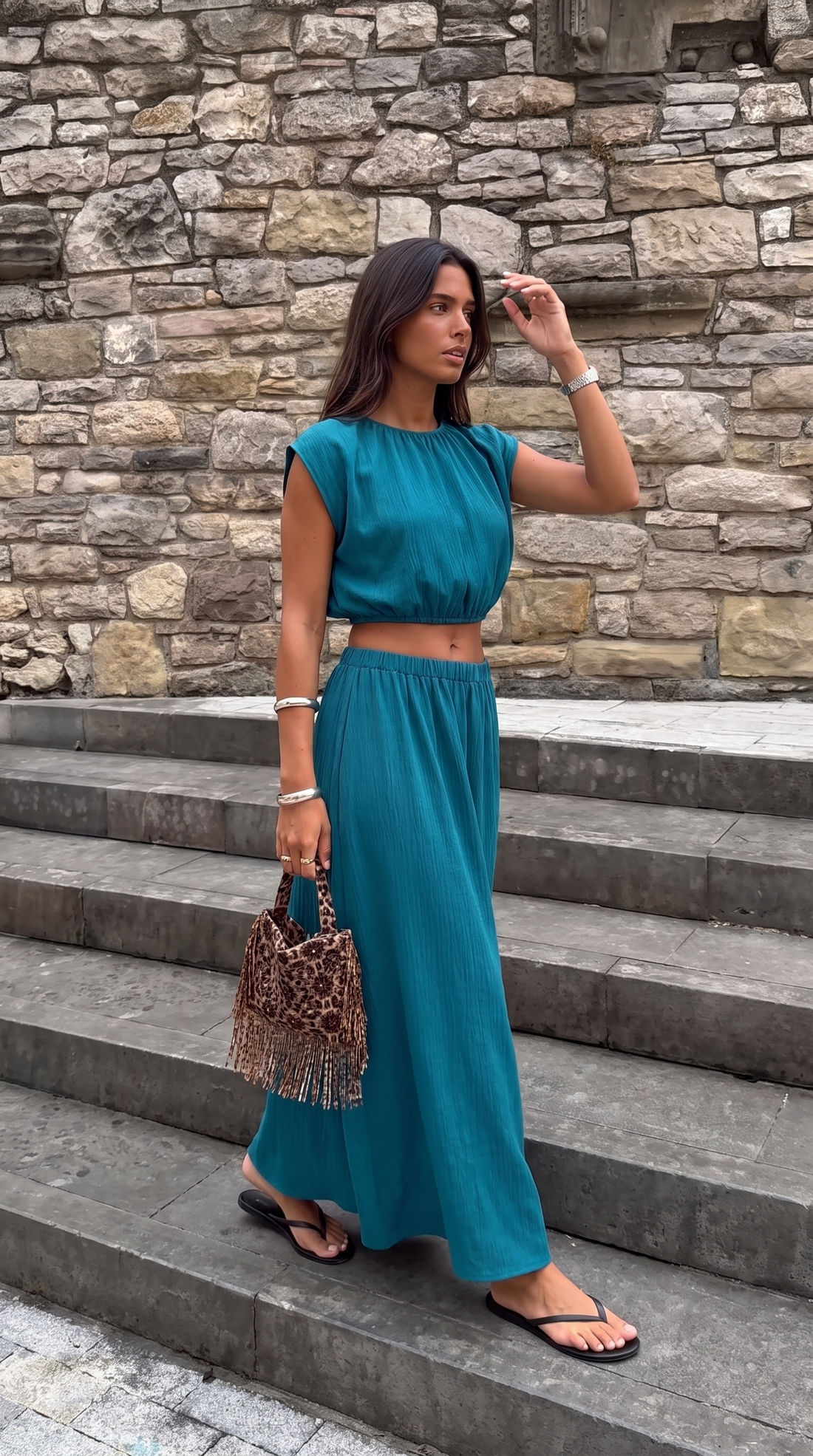 Ensemble Micaela bleu canard